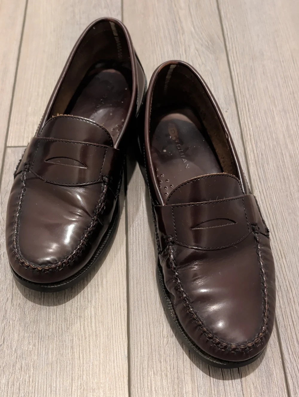 Bostonian Leather Penny Loafers In Costco Cordovan